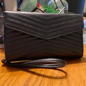 Black Clutch/Wristlet Wallet